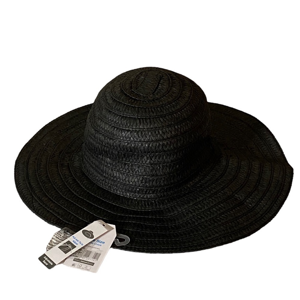 NWT Time & Tru Black Womenâs Floppy Hat